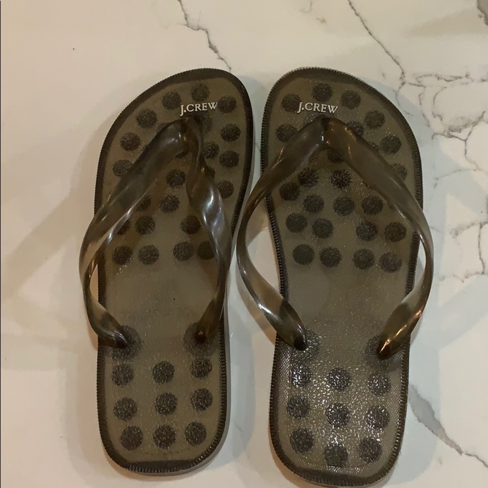 EUC J Crew flip flops, sz 7